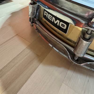 Remo Quadura Gold Plastic Wrap 3 1/2 x 14" Piccolo Snare Drum image 1