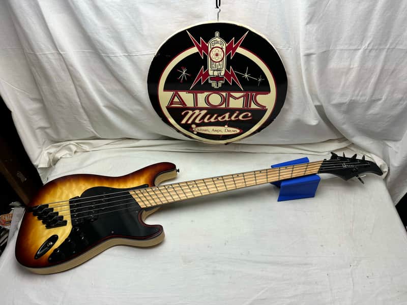 Halo Custom Guitars Custom Shop Clarus 5 Multiscale multi-scale Fanned Fret 5-string Bass 2018 image 1