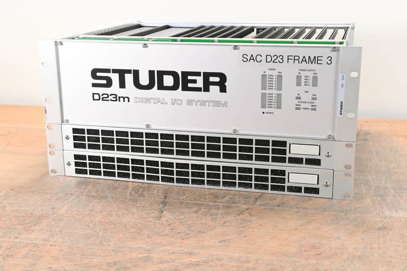 Studer D23m I/O System w/ A-Link HD Card, Fan Module, and Filter Module CG01BZN image 1