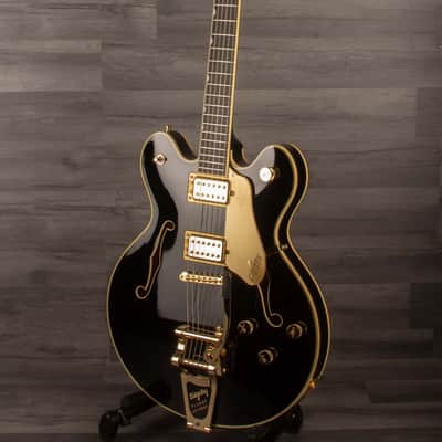 Gretsch Broadkaster® LX Center Block with String-Thru Bigsby® and Gold Hardware, Ebony Fingerboard, Black image 9