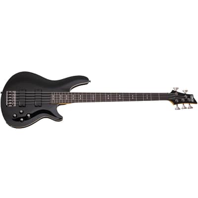 Schecter Omen-5 Active 5-String Bass Gloss Black | Reverb