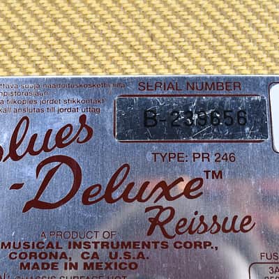 Fender Blues Deluxe 1x12" 40watt Tube Tweed Combo image 7
