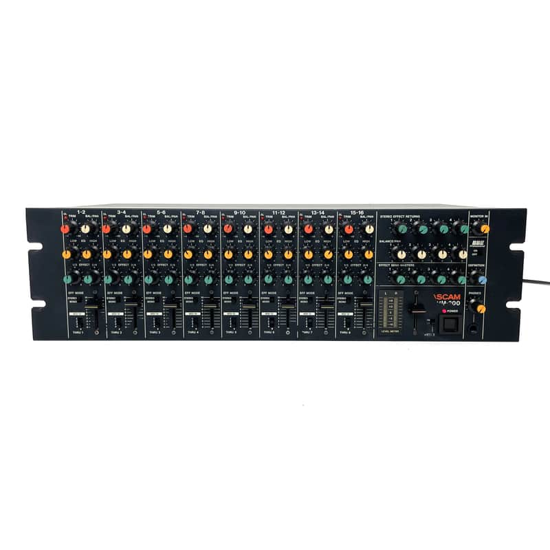 TASCAM MM-200 16-Channel Rackmount Keyboard / Line Mixer 1980s Vintage Rare Nice Saturation Made in Japan Worldwide Shipment image 1