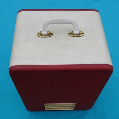 Montarbo Super MB 1959 White & Red All Tube Amp RARE Made in Italy image 5