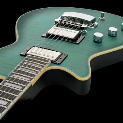 Hagstrom Ultra Max Fall Sky Satin LH w/Case image 6