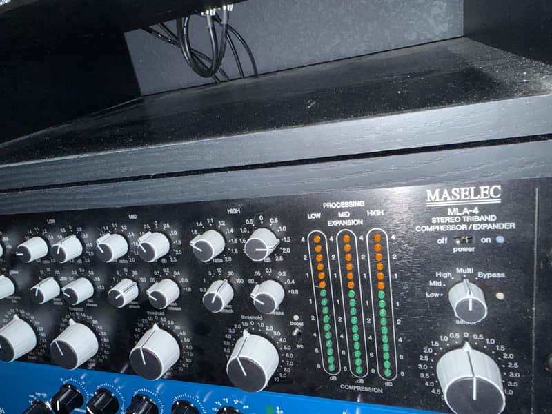Maselec MLA-4 Stereo Triband Compressor Expander 2020s - Black image 1