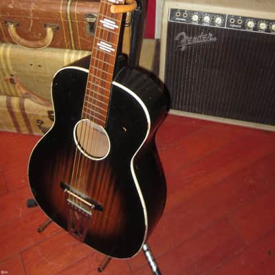 Vintage Circa 1961 Harmony Stella Small Bodied Parlor Guitar image 2