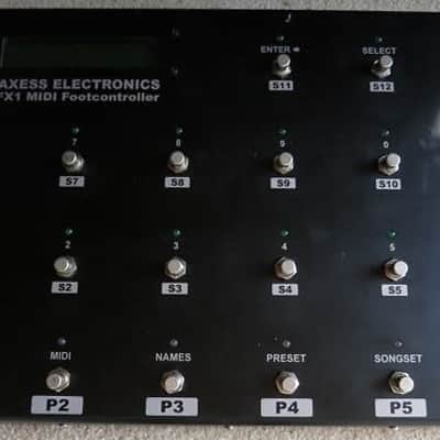 Axess Electronics FX1 Midi Foot Controller 2006 Black image 1