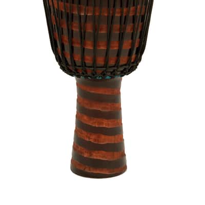 Tycoon 12" Hand-Carved African Djembe - T2 Finish image 1