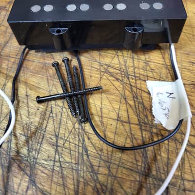 2003 Fender Squire Standard Series Jazz Bass Guitar Neck Pickup w/ Installation Screws Luthier Parts image 2