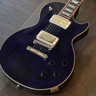 2012 Gibson Custom Shop Les Paul Standard F Cobalt Blue Flametop + COA OHSC image 2