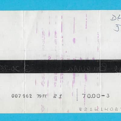 Leo Fender 1978 C.L.F. Research, Inc. Signed Business Check JSA Certificate of Authenticity RARE image 3