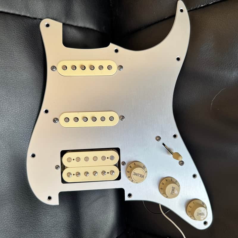 Fender American Elite HSS Aluminum loaded pickguard image 1