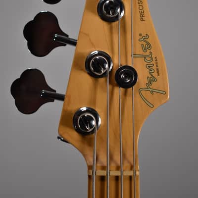 1997 Fender American Deluxe Precision Bass Black Finish w/OHSC image 5