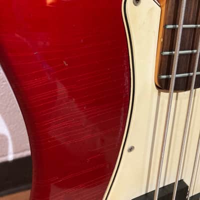 Fender Precision Bass with Rosewood Fretboard 1966 - All Original! - Candy Apple Red - Chris Cambell - Bob Seger image 6