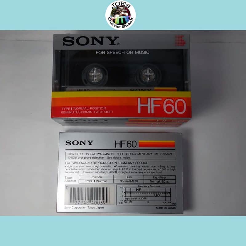 4-TDK HF-60 (1985) Original Made in Japan Audiophile Type I Normal Bias Cassette Tapes Sealed And New! image 1