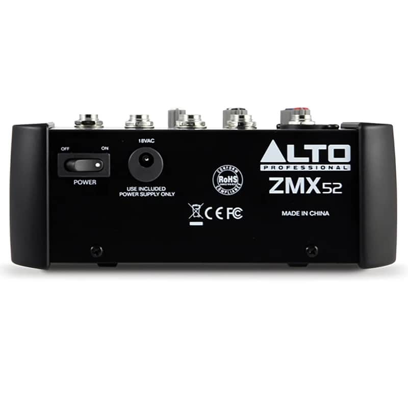 Alto Professional Zephyr ZMX52 5-Channel 2-Bus Analog Mixer image 2