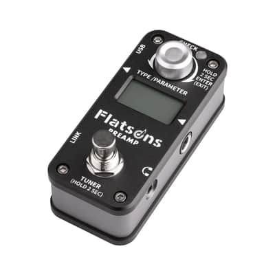 Flatsons Preamp Pedal with Overdrive/Heavy Metal Distortion/Clean Toner/Tuner Effect,price include the import duty for US buyer image 2