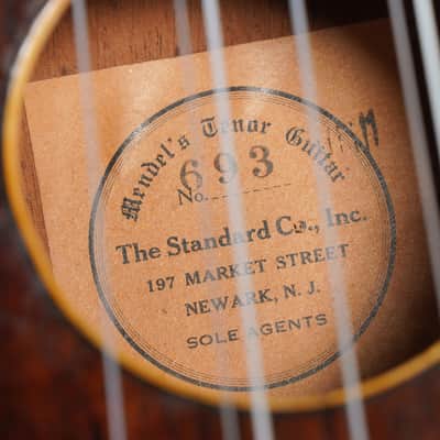 1920s Mendel's (Oscar Schmidt) 6-String Tenor Ukulele Conversion (VIDEO! Fresh Work, Ready) image 19