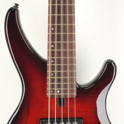 Yamaha TRBX605FM Dark Red Burst image 4