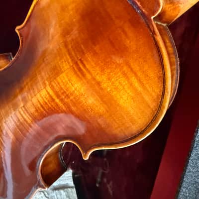 German Violin with case and bow, full size. William Lewis brand brand German Violin. Full size with case and bow. image 10