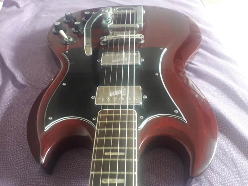 Greco SG Bigsby Japan 1972 - Cherry | Reverb Denmark