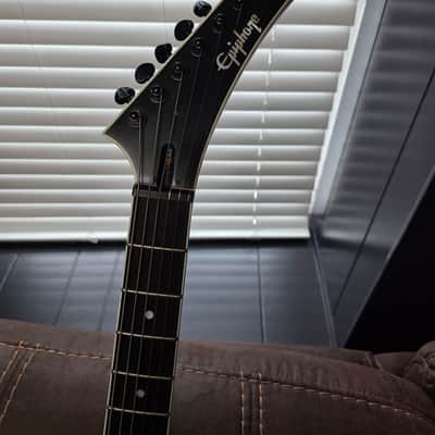 Epiphone Dave Mustaine Signature Flying V Prophecy 2023 professional repaired headstock/gibson and duncans installed image 3