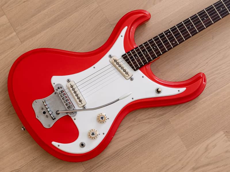 1960s Guyatone LG-150T Vintage Electric Guitar Fiesta Red w