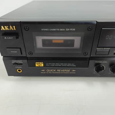 Akai - GX-R35 - Quick Reverse Cassette Deck - GX-head - Serviced (New Belt) image 7