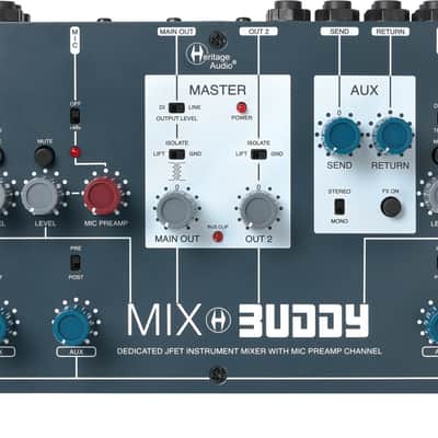 Immagine Heritage Audio Mix Buddy JFET Instrument Mixer & Compact Preamp - 4