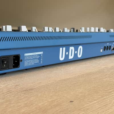 UDO Audio Super 6 12-Voice Polyphonic Binaural Analog-Hybrid Synthesizer 2020 - Present - Blue image 3