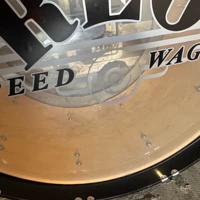 Bryan Hitt's REO Speedwagon 2000s Ludwig Classic Maple With Complete Hardware - Green Sparkle image 20