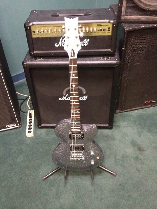 Daisy Rock Guitar DRG Rock Candy Platinum Sparkle Platinum | Reverb
