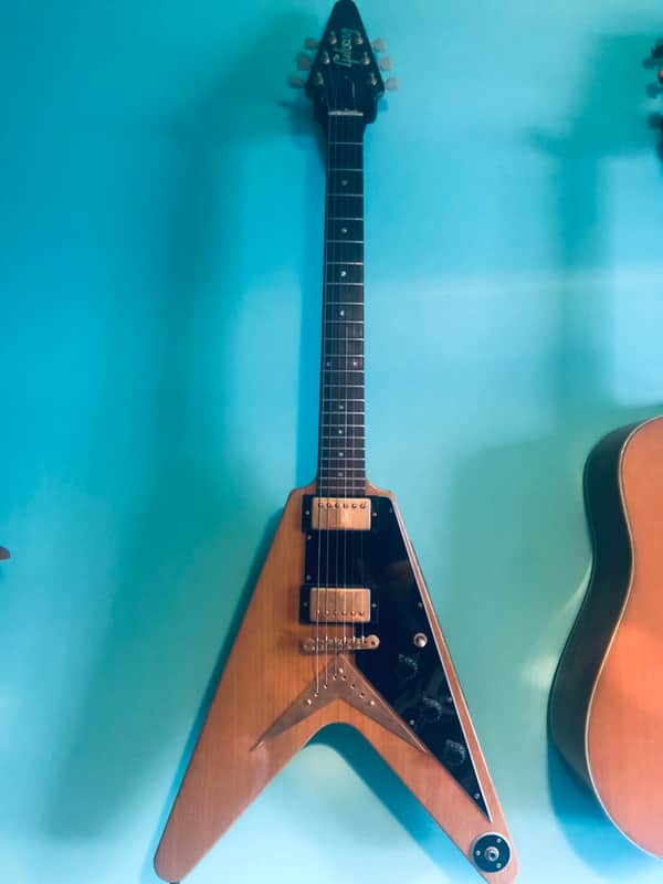 Gibson Flying V 80s reissue heritage - Natural image 1