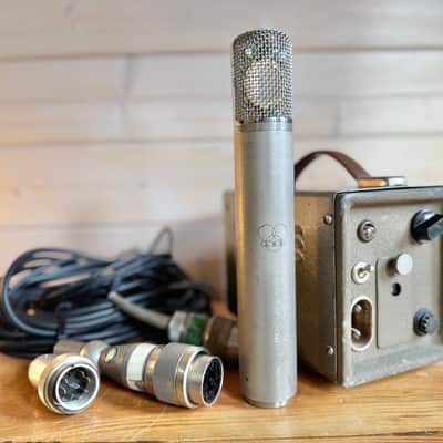 AKG C 12 Large Diaphragm Multipattern Tube Condenser Microphone 1950s - Silver image 16
