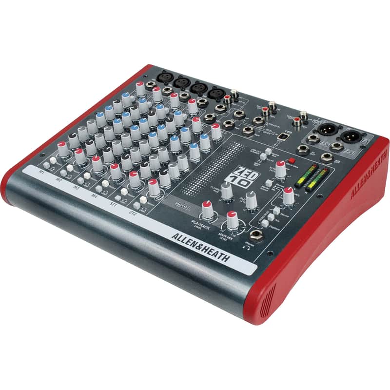 Allen & Heath ZED-10 10-Channel Analog Mixer image 1