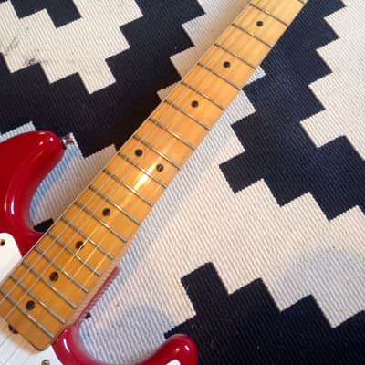 Fender Bullet S-3 1982 Fiesta Red - Rare USA-Made Model image 5