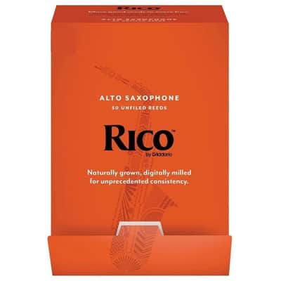 50 x Individually Sealed Rico Alto Saxophone Reeds, 2.5 Strength - RJA0125-B50 image 2