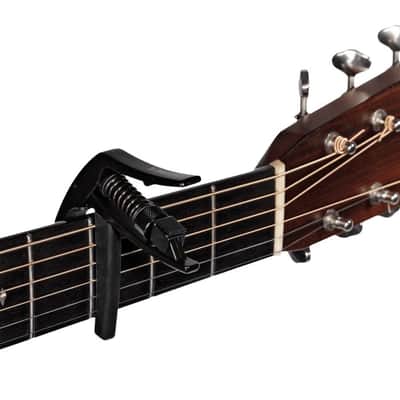 D'Addario Planet Waves Black Artist Guitar Capo w/ Adjustable Tension - PW-CP-10 image 6