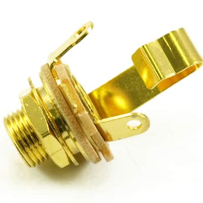Genuine Switchcraft Jack 1/4 Gold Plate, WDE12G-1