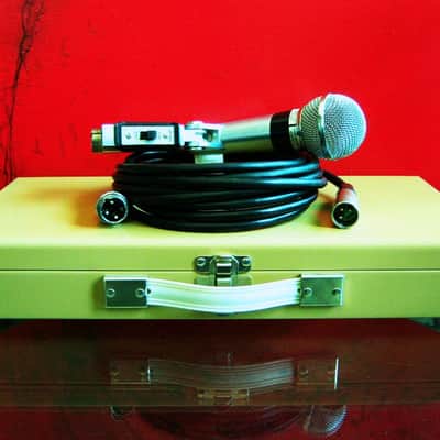 Vintage 1970's Shure 565S Switchable Cardioid Dynamic Microphone Low Z w accessories 565 565SD 566 image 1
