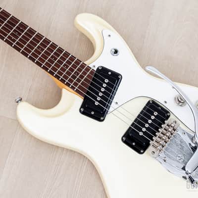 1990s Mosrite Ventures Excellent Model 3/4 Size Body w/ Full Scale Pearl White, Japan Kurokumo image 7