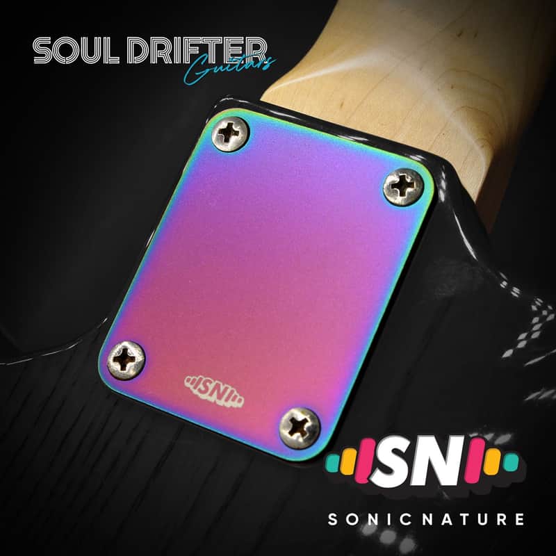 Sonic Nature GR2 Pure Titanium Neck Plate - Rainbow image 1