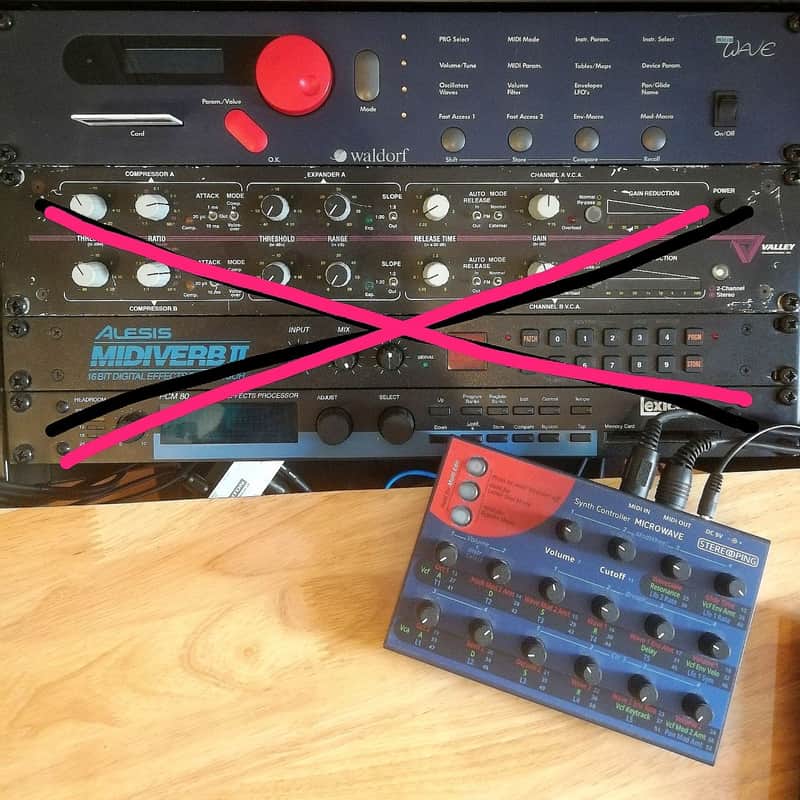Waldorf Microwave 1 + Stereoping controller + card image 1