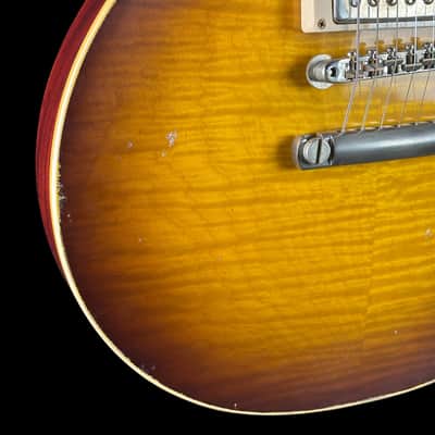 Gibson Custom Dealer Select 1959 Les Paul Brazilian Golden Poppy Light Aged w/case 96065 image 7