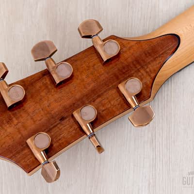 2023 Taylor Custom Grand Auditorium Acoustic Electric Guitar w/ Bearclaw Spruce, Flame Maple & Flame Koa Armrest image 5