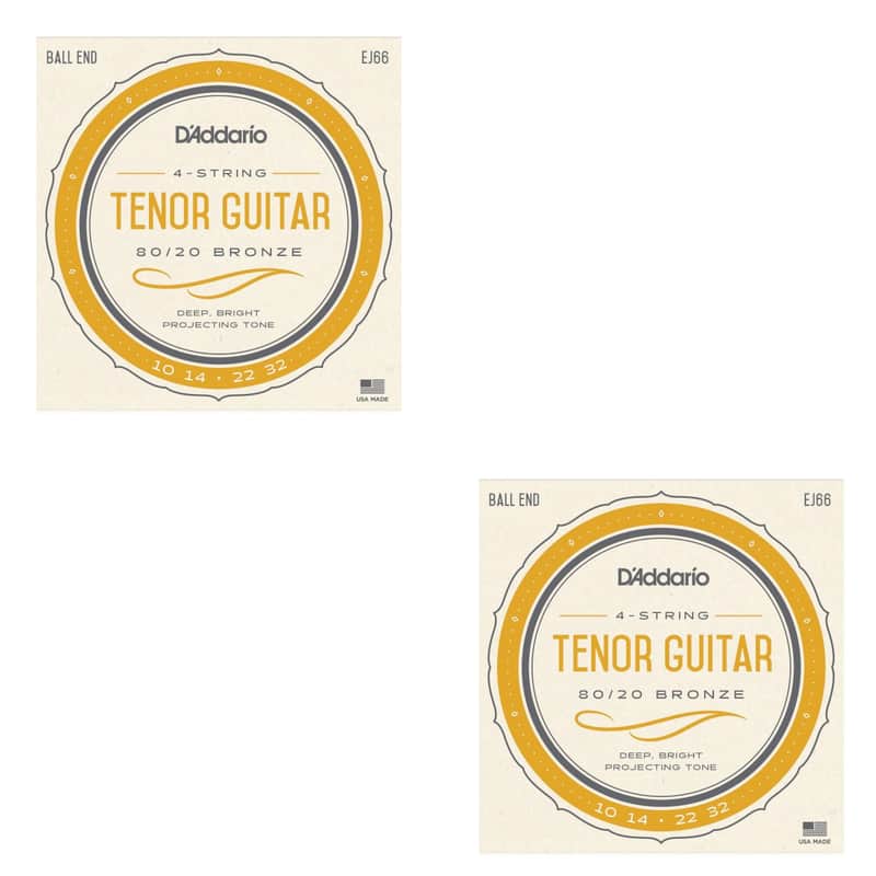 D'Addario Tenor Guitar Strings 2-Pack 4-String 10-32 Bronze image 1
