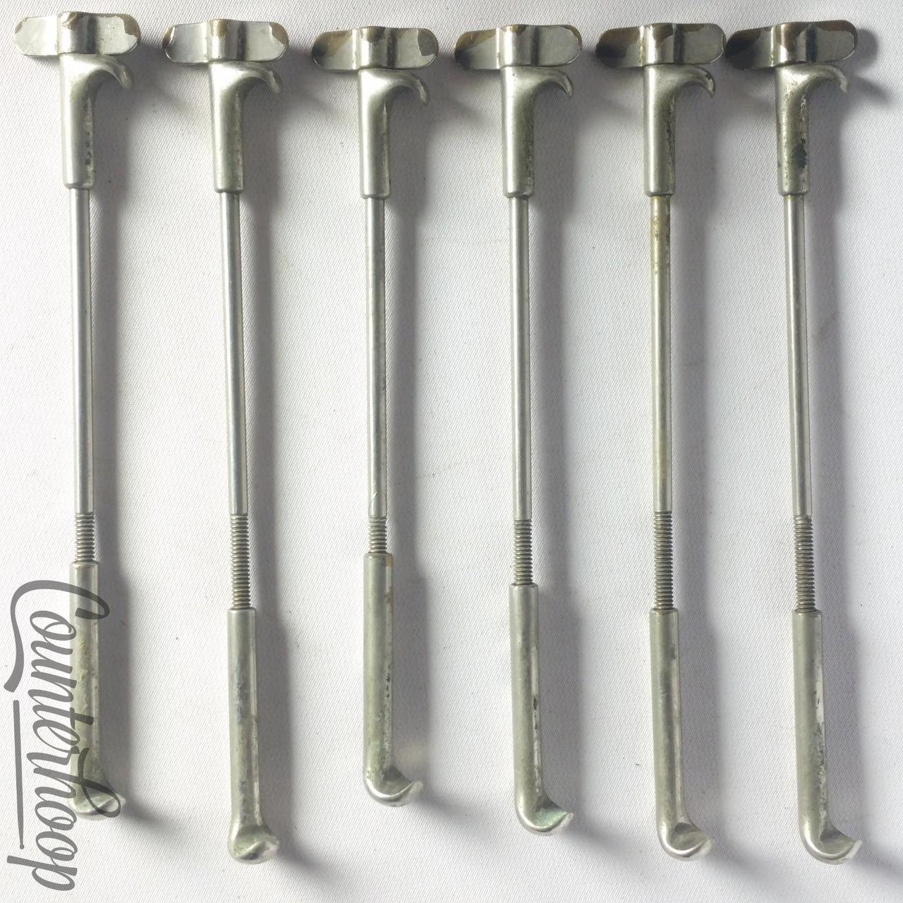 Leedy 6x Snare Drum 5 1/2" Single-Tension T-Rods+Claws USA Nickel Vintage 10s* — main photograph