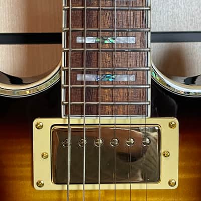 Ibanez AR520HFM-VLS Violin Sunburst Semi-Hollow Electric Guitar image 4