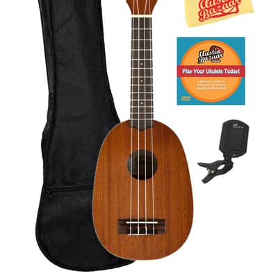 Kala KA-P Satin Mahogany Pineapple Ukulele w/ Gig Bag image 1